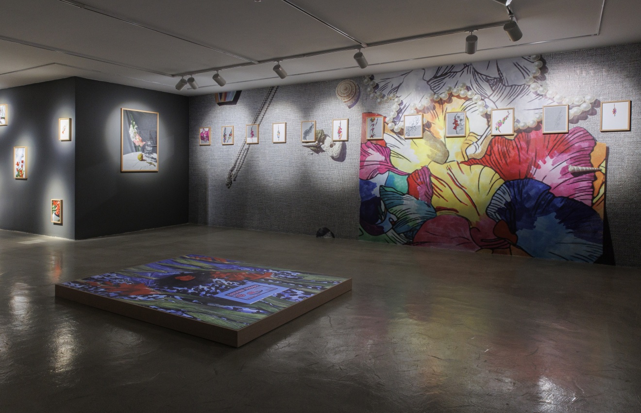 Installation View of Tulip, Solo Exhibition of Melika Shafahi, at Dastan's Basement, 2024  Photo by Matin Jameie