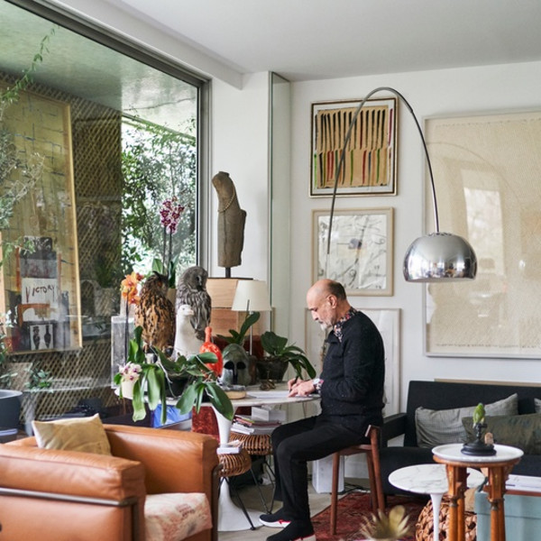 Inside Iranian Artist-Collector Fereydoun Ave's Paris Apartment