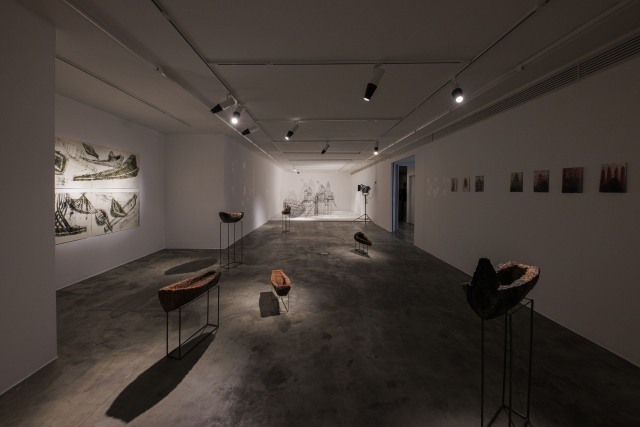 Installation View of Beyond the Seas in +2 Photo by Matin Jameie