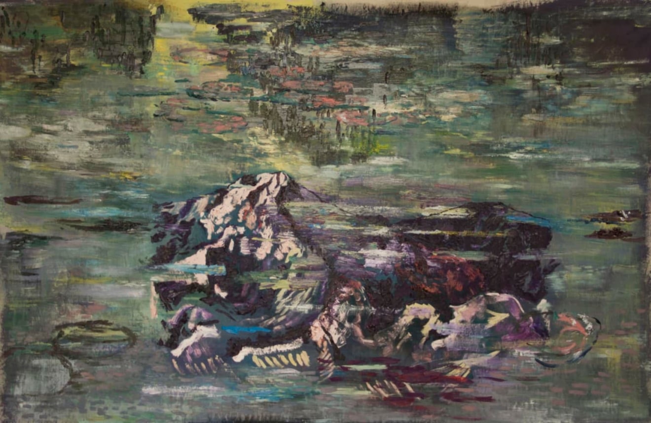 Sam Samiee, Homage to Monet's Waterlilies