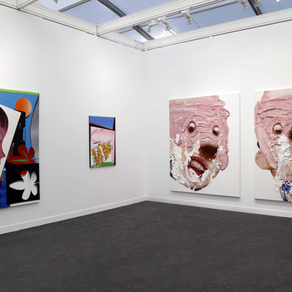 Installation view of Dastan's Basement's Booth at Fiac 2021 - Photo by Melika Shafahi