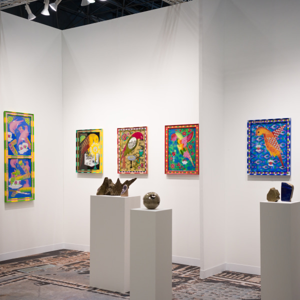 The Armory Show. 2022. Andisheh Avini and Iman Raad. Presented by +2 Gallery. Installation View. (photo by Ghaaflan Abadi)