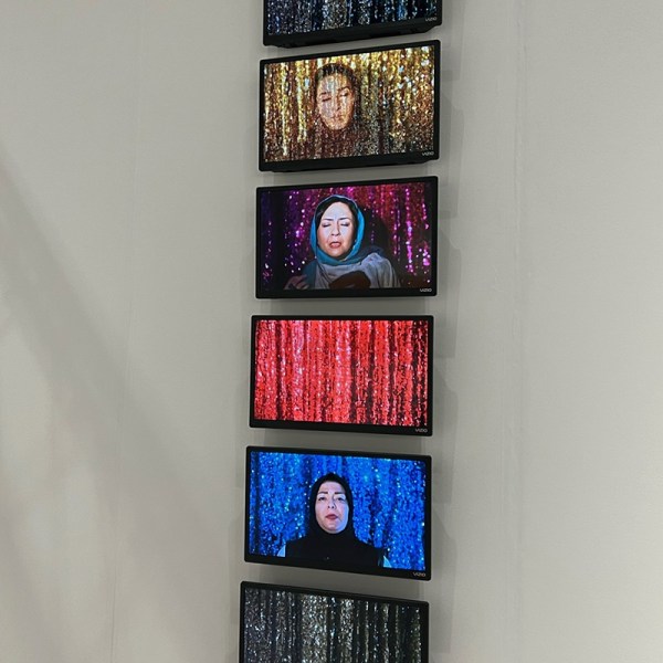 Newsha Tavakolian, Listen, (2010) presented at Dastan Gallery. Courtesy of Cultrual Counsel