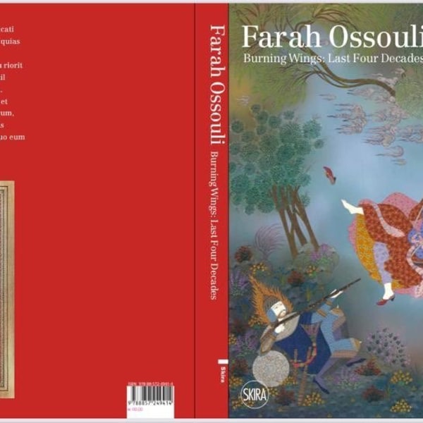 "Farah Ossouli, Burning Wings: Last Four Decades" Book cover, Published by Skira Publications