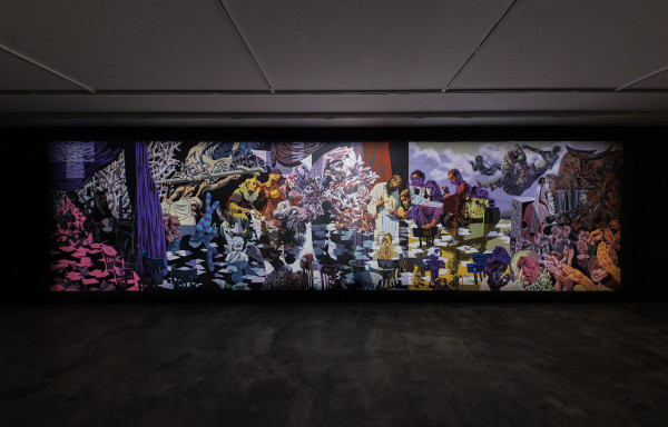 Installation View of "L O G Y" at +2, 2023 Photo by Matin Jameie