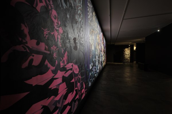 Installation View of "L O G Y" at +2, 2023 Photo by Matin Jameie