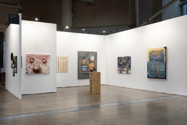 Installation View of Zaal Art's Booth at Art Toronto 2023 Photo by Melika Shafahi
