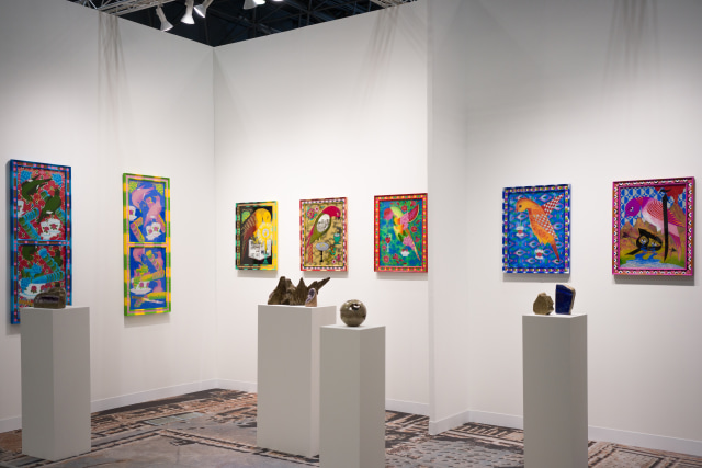 The Armory Show. 2022. Andisheh Avini and Iman Raad. Presented by +2 Gallery. Installation View. (photo by Ghaaflan Abadi)